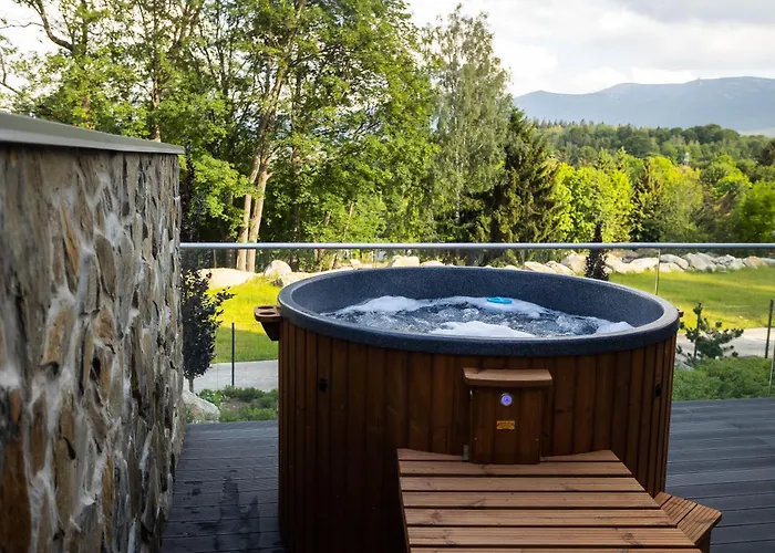 Z Prywatnym Jacuzzi Z Widokiem Na Gory 109 Kras * Schreiberhau